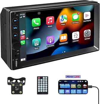 Amazon.com: Double Din Car Stereo with Bluetooth,7 Inch